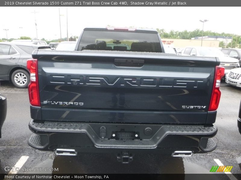 Shadow Gray Metallic / Jet Black 2019 Chevrolet Silverado 1500 Custom Z71 Trail Boss Crew Cab 4WD