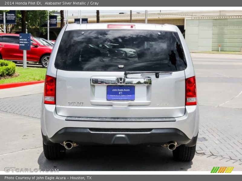 Alabaster Silver Metallic / Gray 2014 Honda Pilot EX