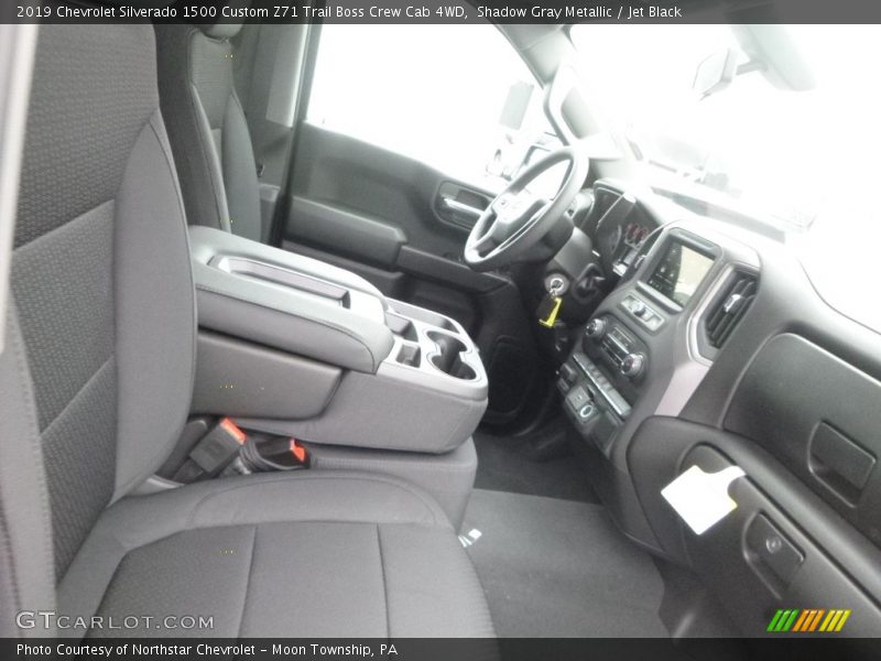 Shadow Gray Metallic / Jet Black 2019 Chevrolet Silverado 1500 Custom Z71 Trail Boss Crew Cab 4WD