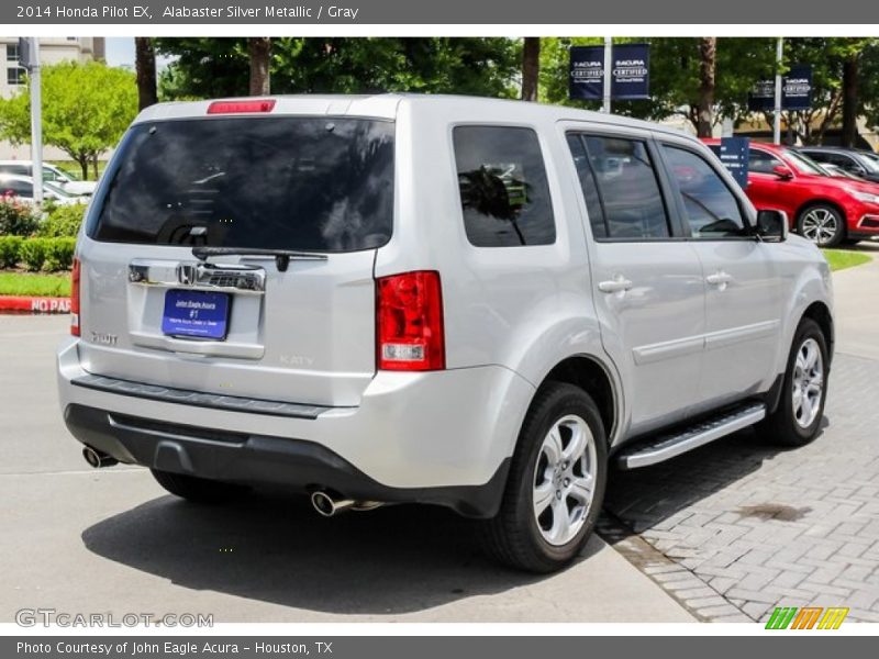 Alabaster Silver Metallic / Gray 2014 Honda Pilot EX