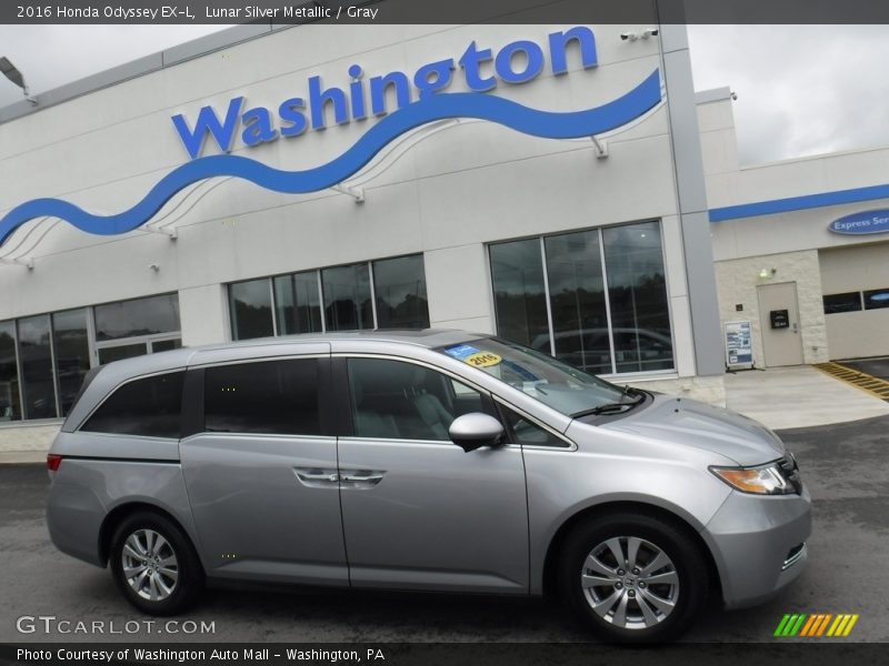 Lunar Silver Metallic / Gray 2016 Honda Odyssey EX-L