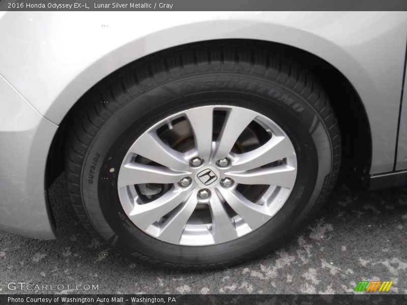 Lunar Silver Metallic / Gray 2016 Honda Odyssey EX-L
