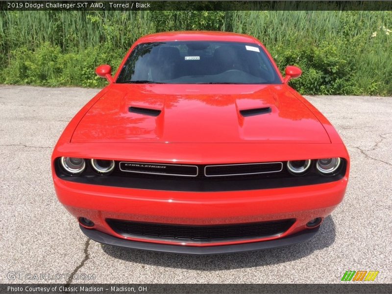 Torred / Black 2019 Dodge Challenger SXT AWD