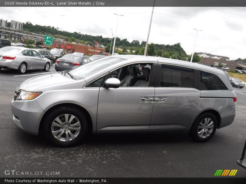 Lunar Silver Metallic / Gray 2016 Honda Odyssey EX-L