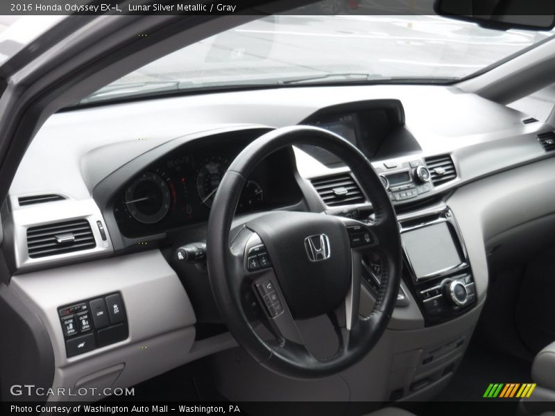 Lunar Silver Metallic / Gray 2016 Honda Odyssey EX-L