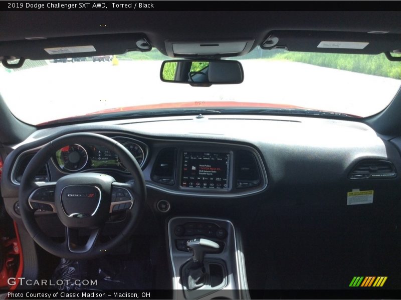 Torred / Black 2019 Dodge Challenger SXT AWD