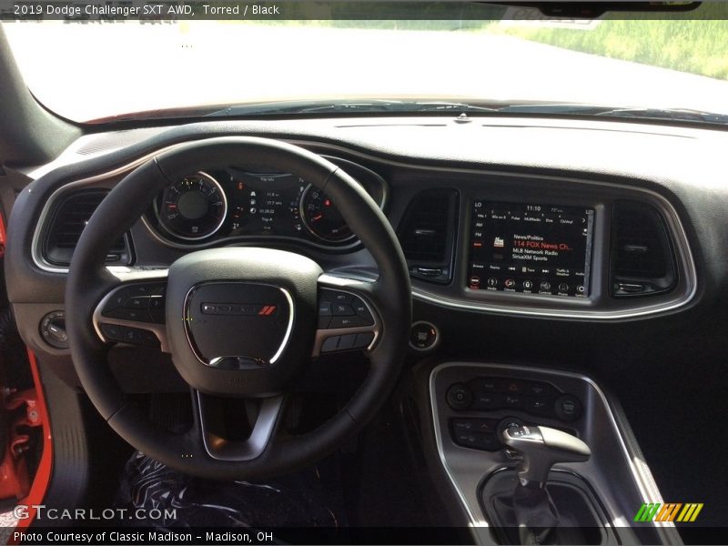 Torred / Black 2019 Dodge Challenger SXT AWD