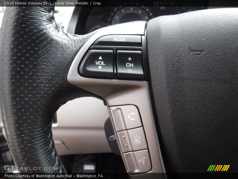 Lunar Silver Metallic / Gray 2016 Honda Odyssey EX-L