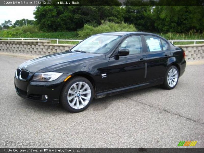 Jet Black / Black 2009 BMW 3 Series 328xi Sedan