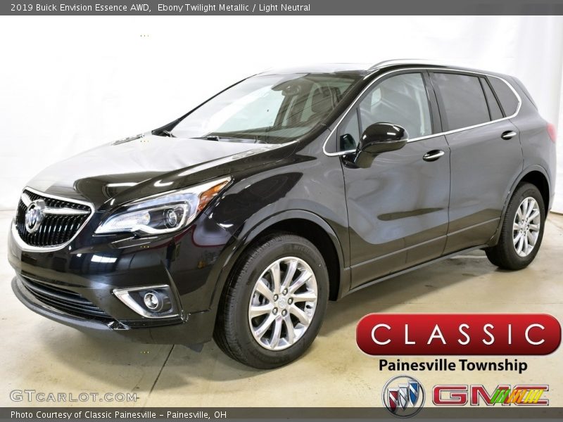 Ebony Twilight Metallic / Light Neutral 2019 Buick Envision Essence AWD