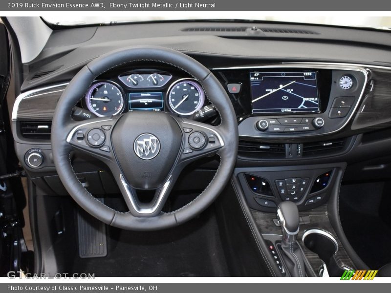 Ebony Twilight Metallic / Light Neutral 2019 Buick Envision Essence AWD