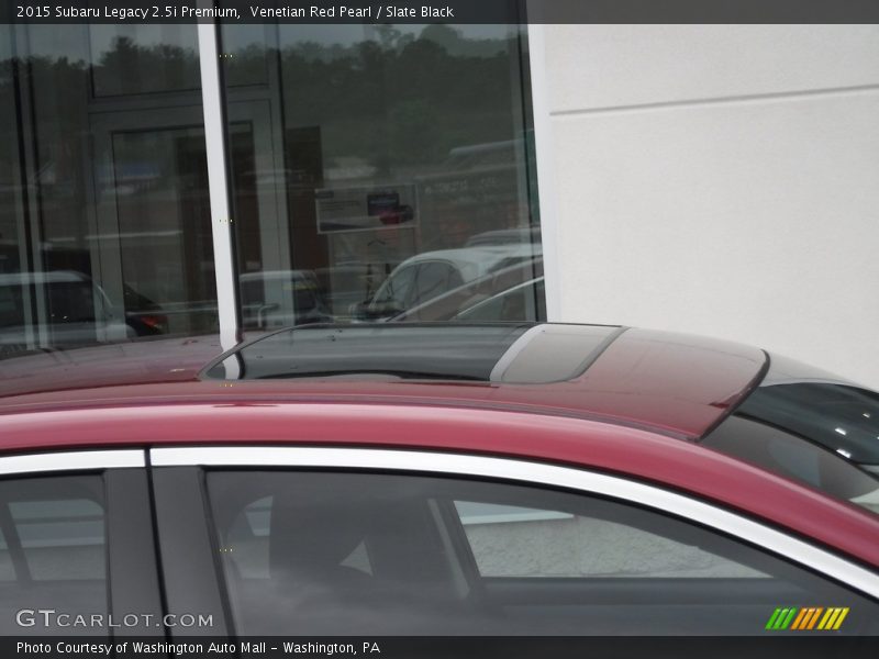 Venetian Red Pearl / Slate Black 2015 Subaru Legacy 2.5i Premium
