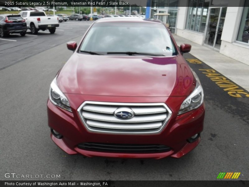 Venetian Red Pearl / Slate Black 2015 Subaru Legacy 2.5i Premium