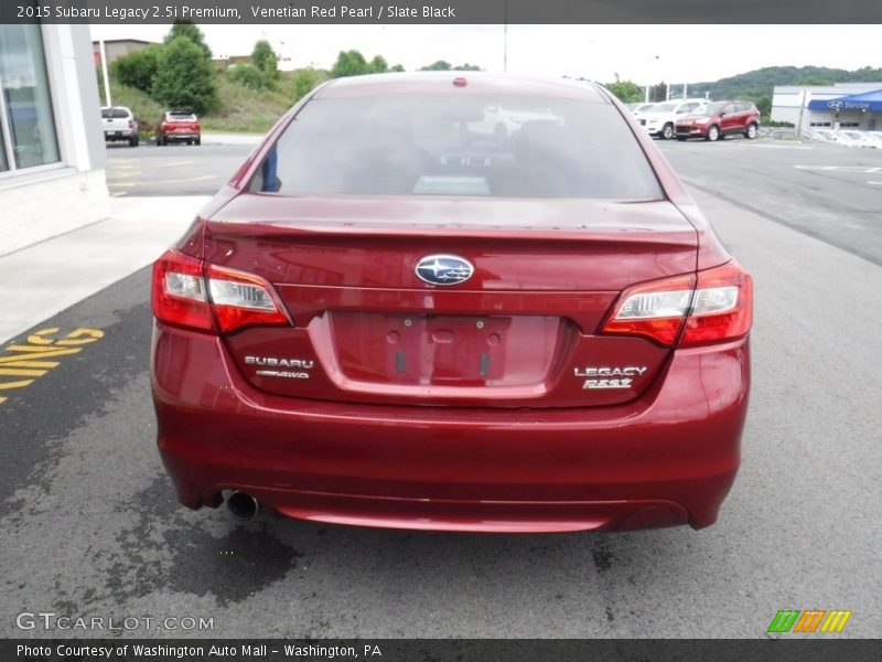 Venetian Red Pearl / Slate Black 2015 Subaru Legacy 2.5i Premium