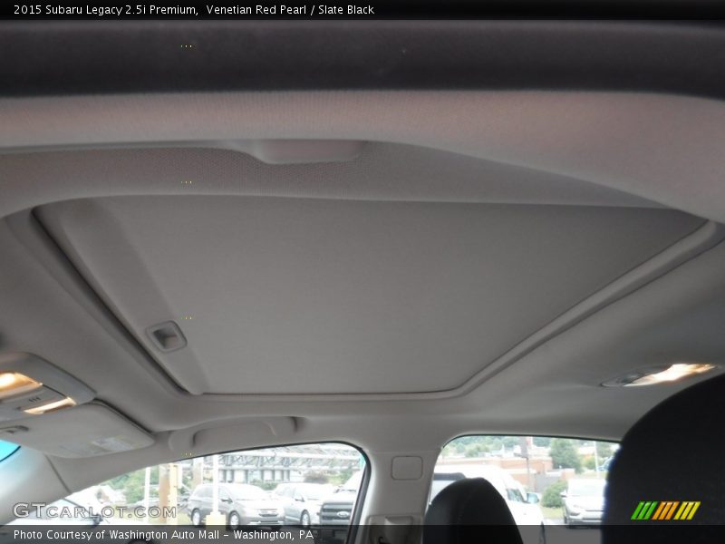 Venetian Red Pearl / Slate Black 2015 Subaru Legacy 2.5i Premium