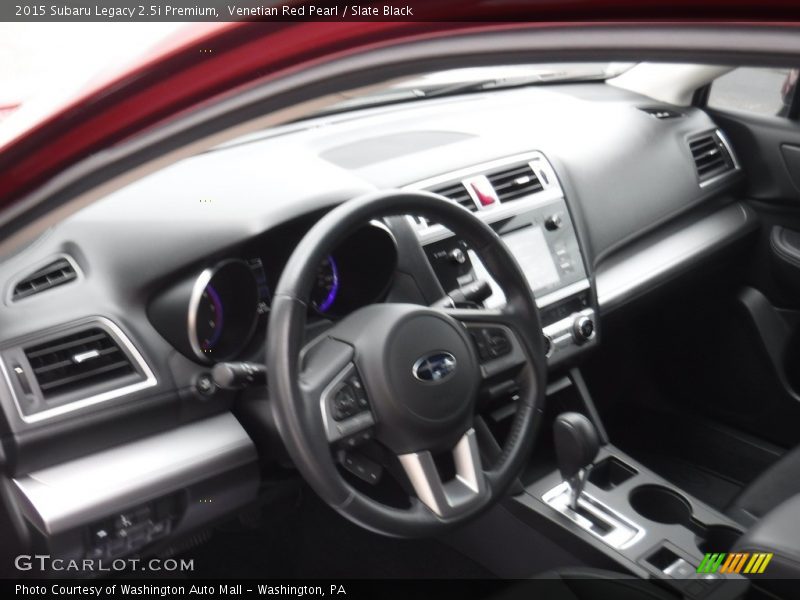 Venetian Red Pearl / Slate Black 2015 Subaru Legacy 2.5i Premium