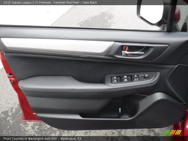 Venetian Red Pearl / Slate Black 2015 Subaru Legacy 2.5i Premium