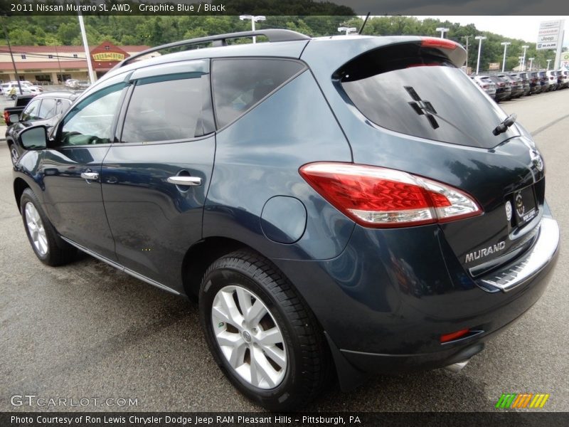 Graphite Blue / Black 2011 Nissan Murano SL AWD