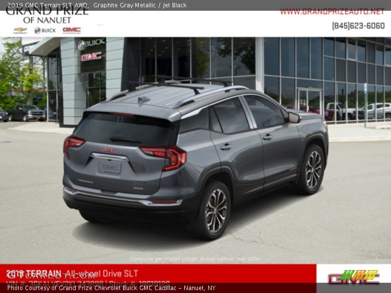 Graphite Gray Metallic / Jet Black 2019 GMC Terrain SLT AWD