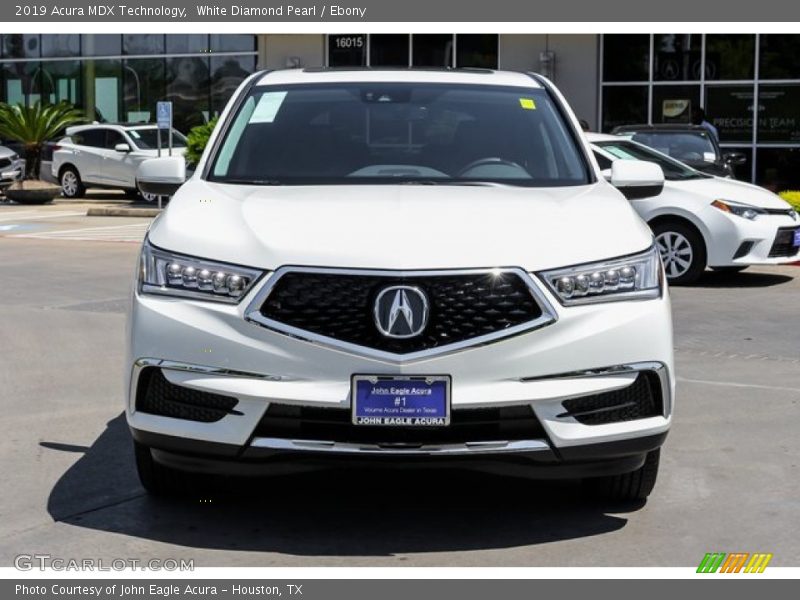White Diamond Pearl / Ebony 2019 Acura MDX Technology