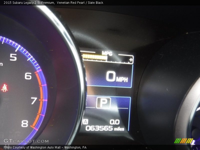 Venetian Red Pearl / Slate Black 2015 Subaru Legacy 2.5i Premium