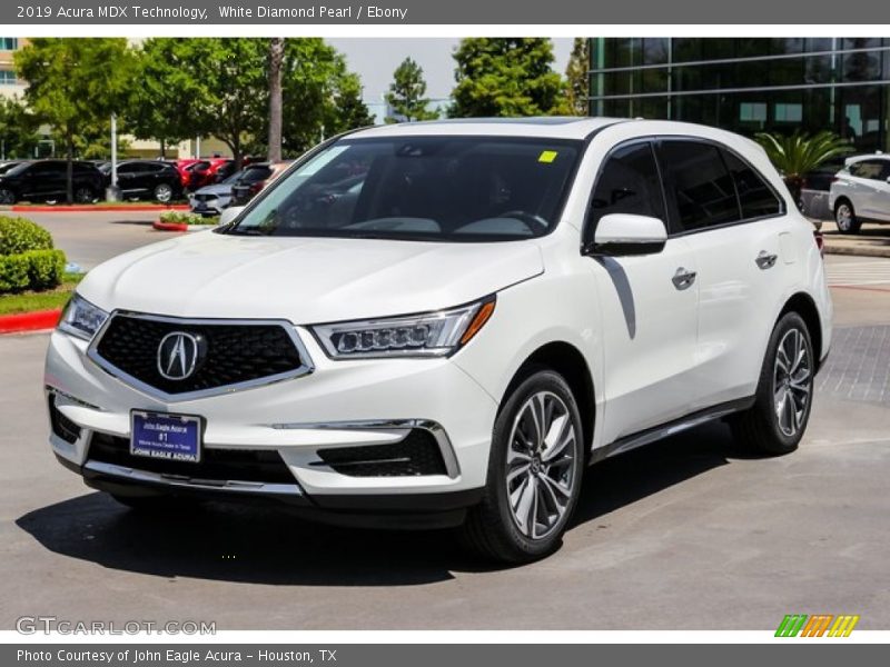White Diamond Pearl / Ebony 2019 Acura MDX Technology