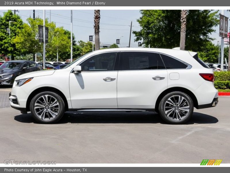 White Diamond Pearl / Ebony 2019 Acura MDX Technology
