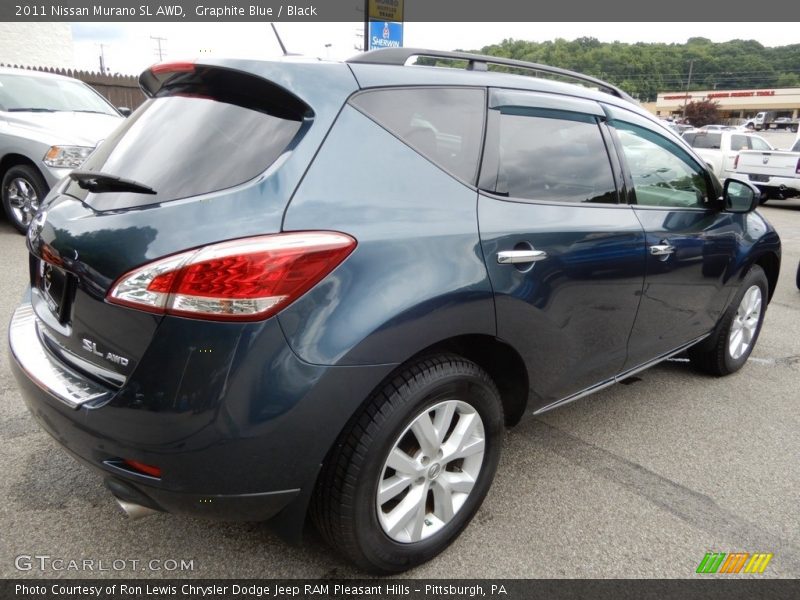 Graphite Blue / Black 2011 Nissan Murano SL AWD