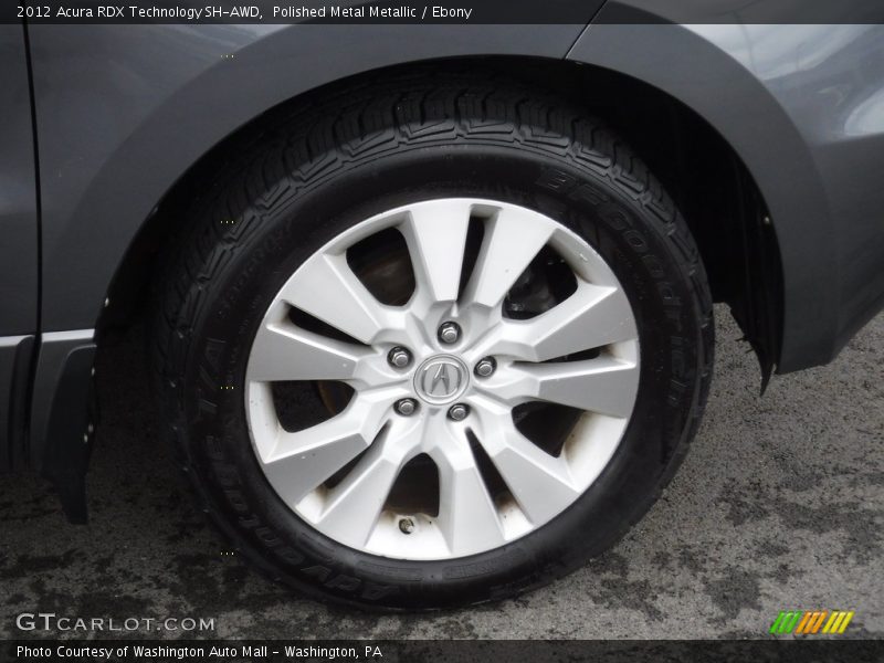 Polished Metal Metallic / Ebony 2012 Acura RDX Technology SH-AWD