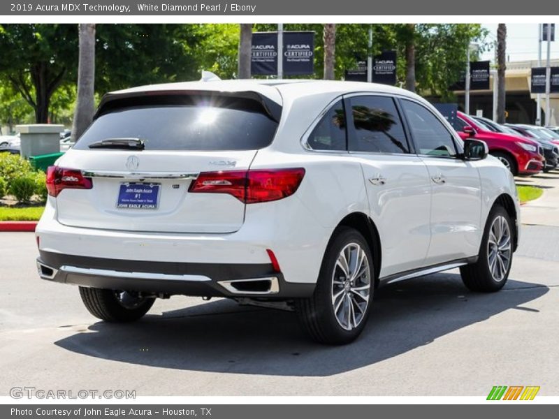 White Diamond Pearl / Ebony 2019 Acura MDX Technology