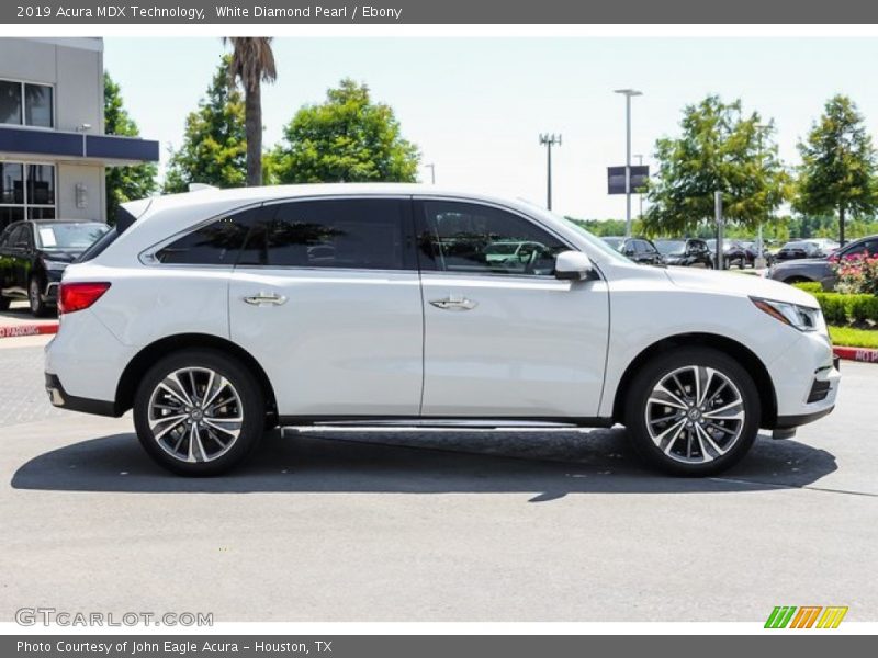 White Diamond Pearl / Ebony 2019 Acura MDX Technology