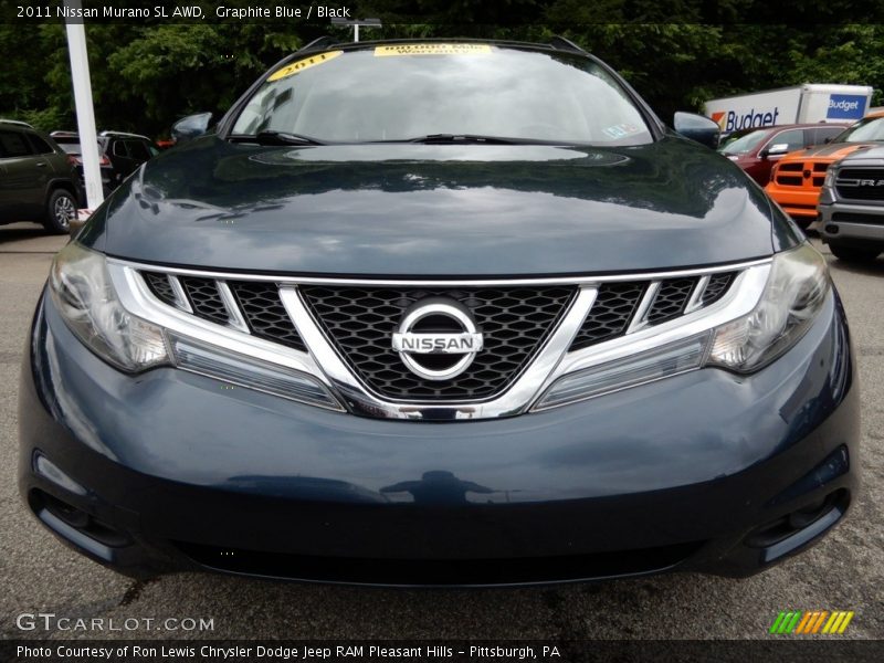 Graphite Blue / Black 2011 Nissan Murano SL AWD