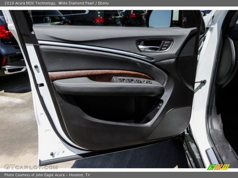 White Diamond Pearl / Ebony 2019 Acura MDX Technology