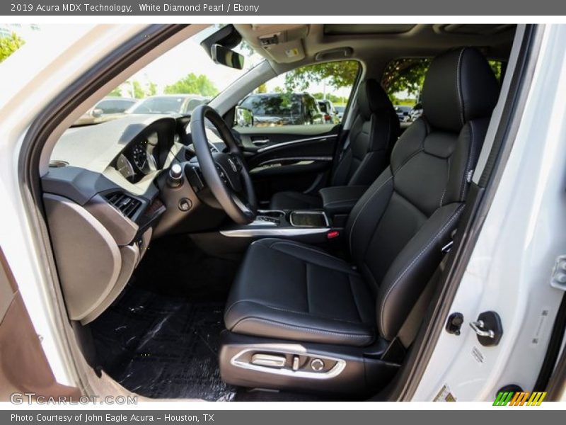 White Diamond Pearl / Ebony 2019 Acura MDX Technology