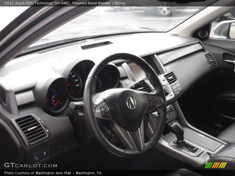 Polished Metal Metallic / Ebony 2012 Acura RDX Technology SH-AWD