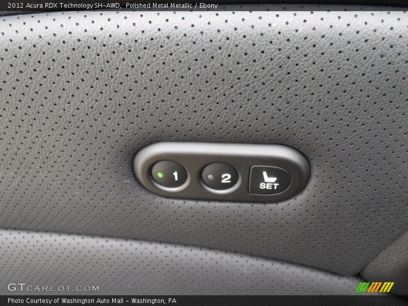 Polished Metal Metallic / Ebony 2012 Acura RDX Technology SH-AWD