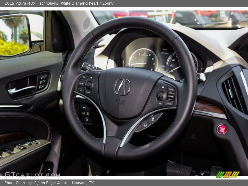 White Diamond Pearl / Ebony 2019 Acura MDX Technology