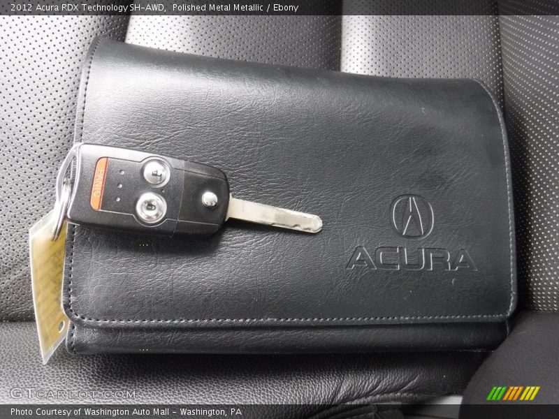 Polished Metal Metallic / Ebony 2012 Acura RDX Technology SH-AWD