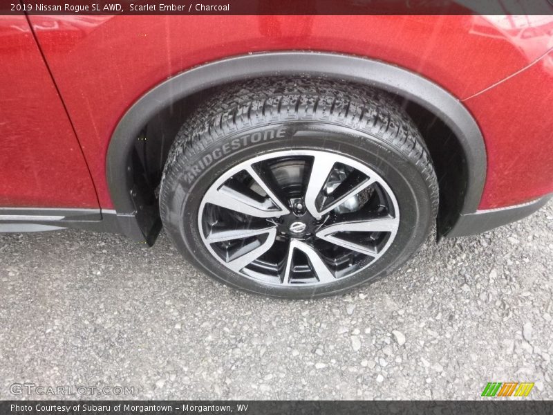 Scarlet Ember / Charcoal 2019 Nissan Rogue SL AWD