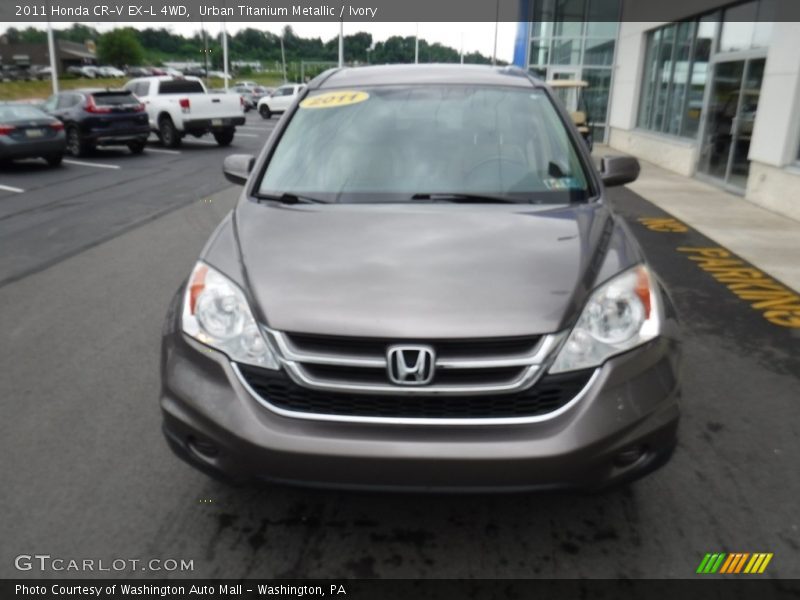 Urban Titanium Metallic / Ivory 2011 Honda CR-V EX-L 4WD