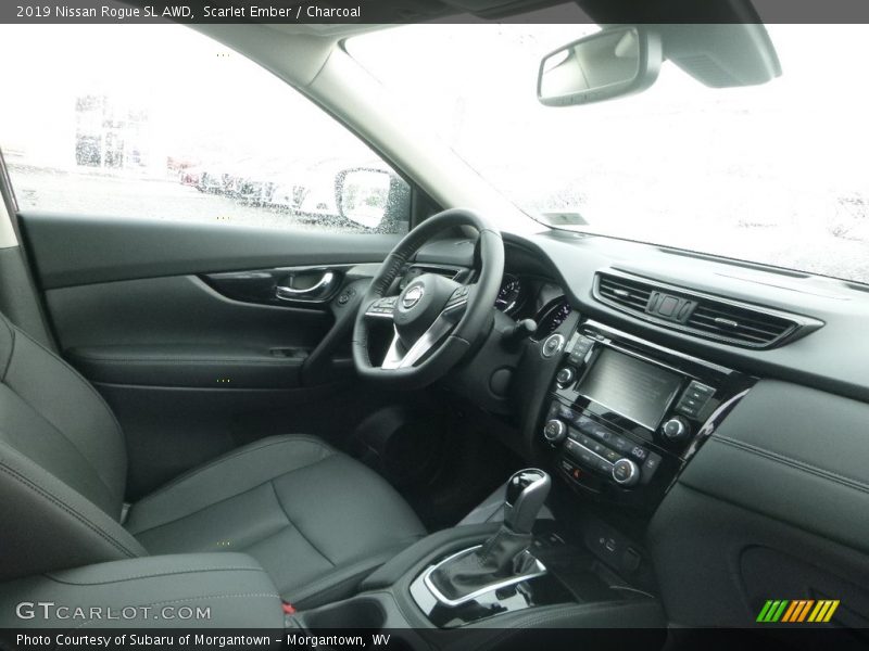 Scarlet Ember / Charcoal 2019 Nissan Rogue SL AWD