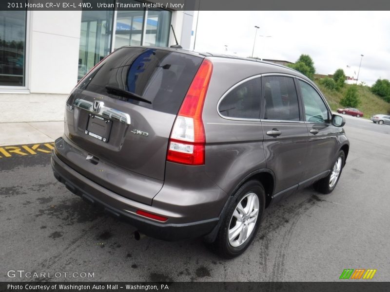 Urban Titanium Metallic / Ivory 2011 Honda CR-V EX-L 4WD