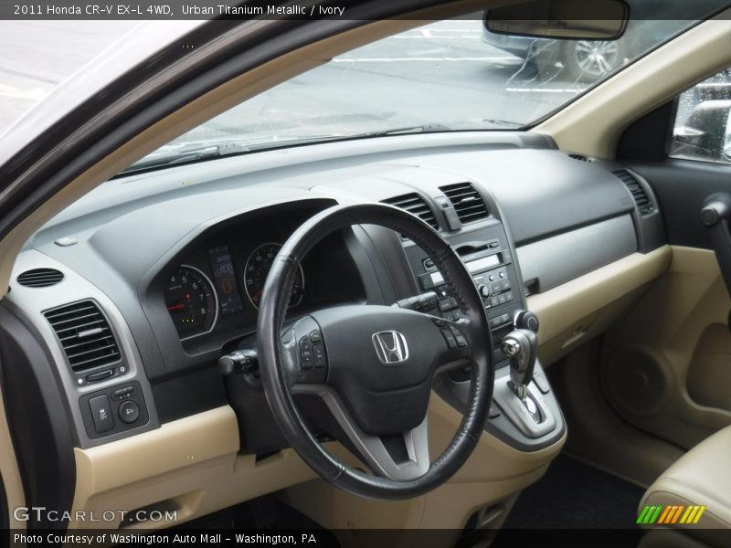Urban Titanium Metallic / Ivory 2011 Honda CR-V EX-L 4WD