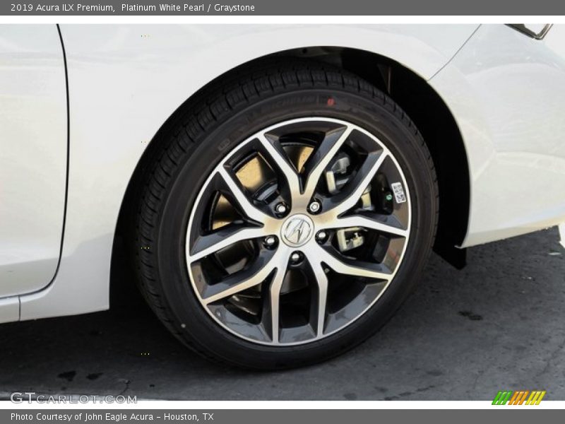 Platinum White Pearl / Graystone 2019 Acura ILX Premium