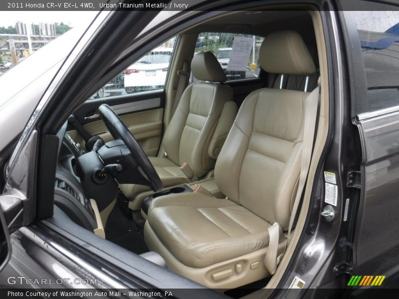 Urban Titanium Metallic / Ivory 2011 Honda CR-V EX-L 4WD