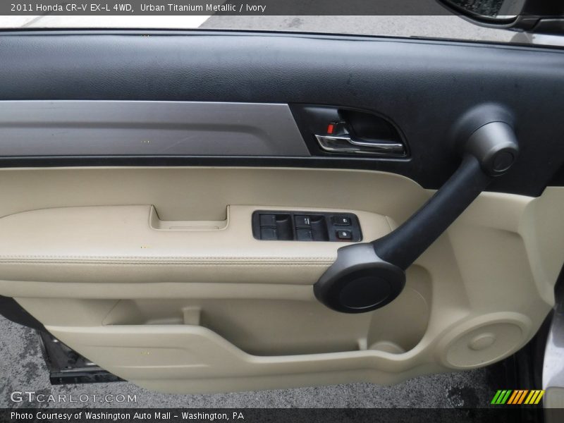 Urban Titanium Metallic / Ivory 2011 Honda CR-V EX-L 4WD