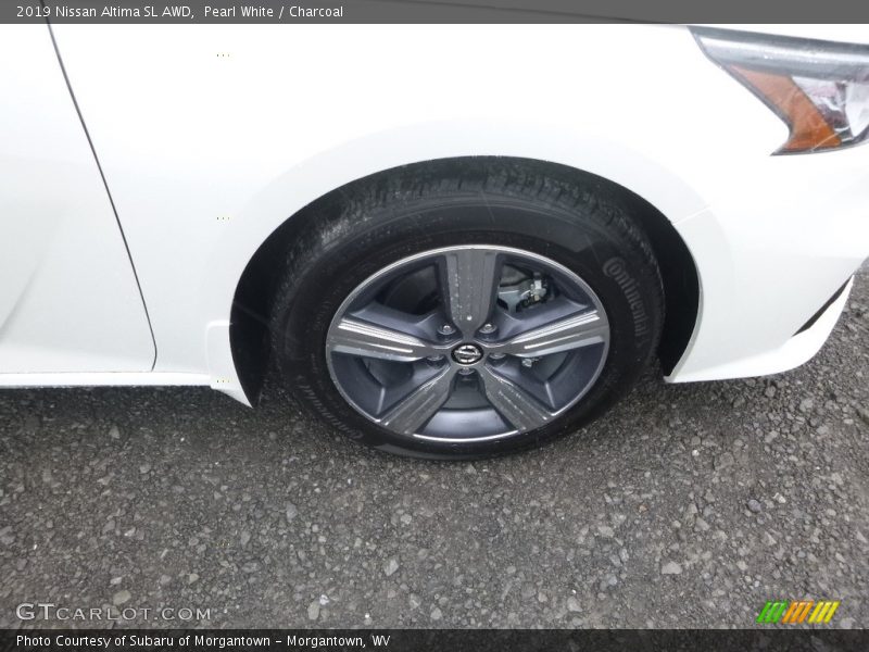 Pearl White / Charcoal 2019 Nissan Altima SL AWD