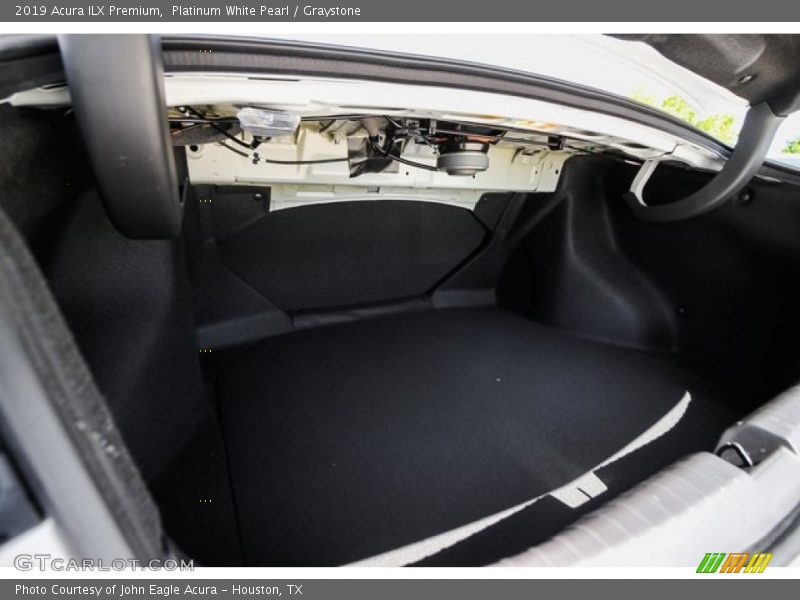Platinum White Pearl / Graystone 2019 Acura ILX Premium