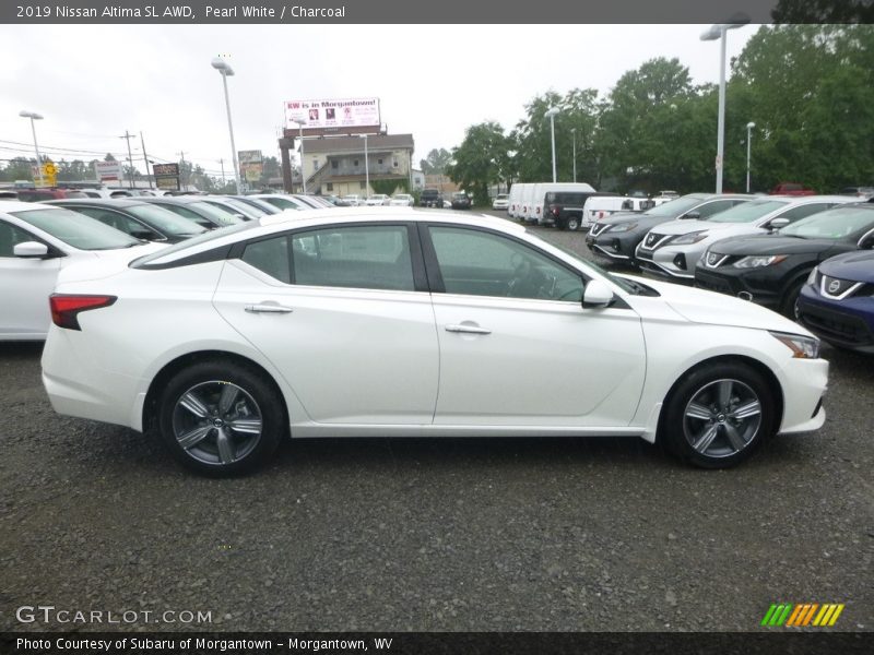 Pearl White / Charcoal 2019 Nissan Altima SL AWD
