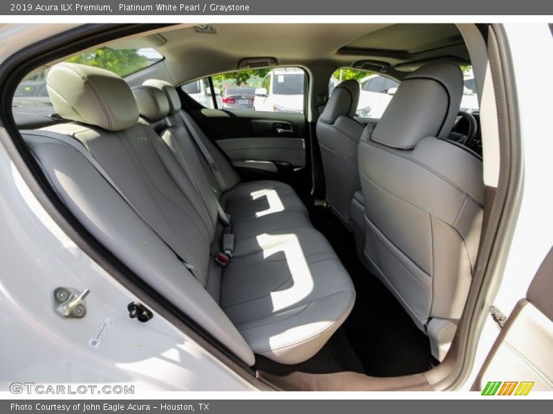 Platinum White Pearl / Graystone 2019 Acura ILX Premium